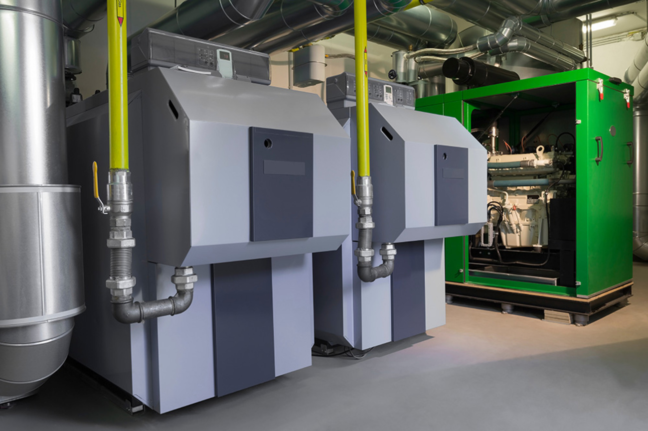 Blockheiz­kraftwerk bei manes die electro gmbh in Erfurt